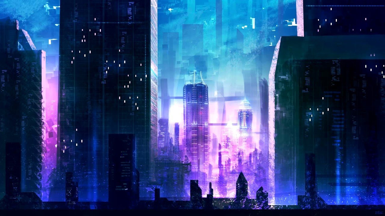 Cyberpunk ночной город фото 41