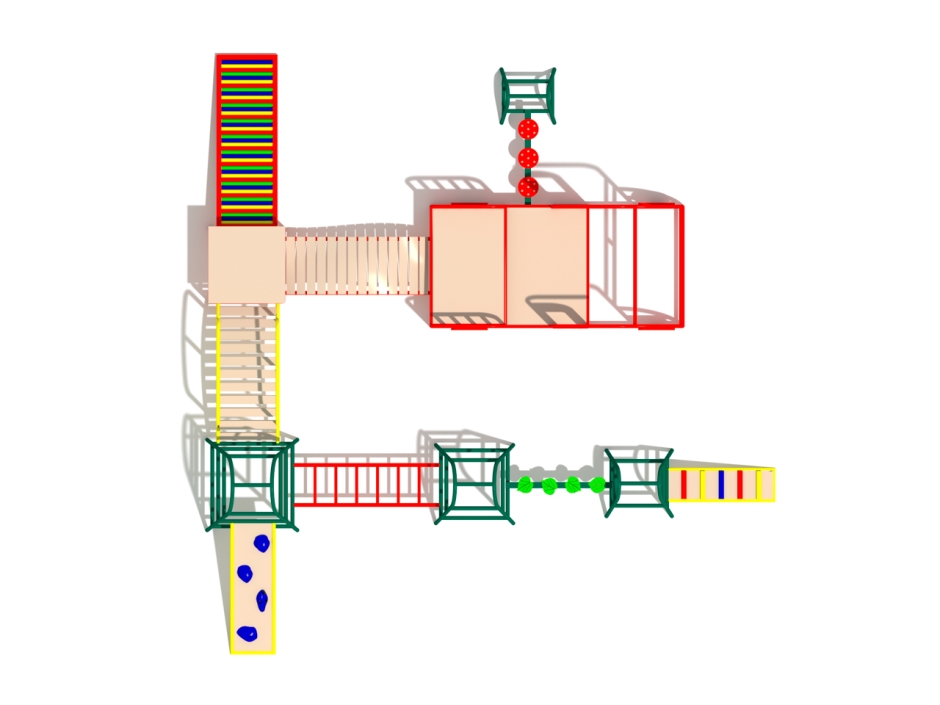Детская площадка план сверху