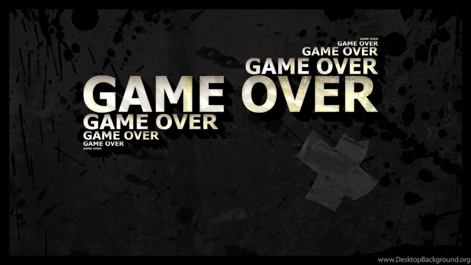 Картинки с надписью game over