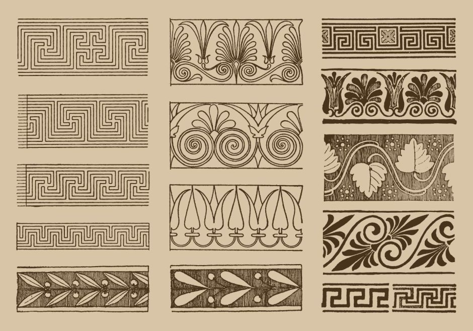Древнегреческий орнамент картинки