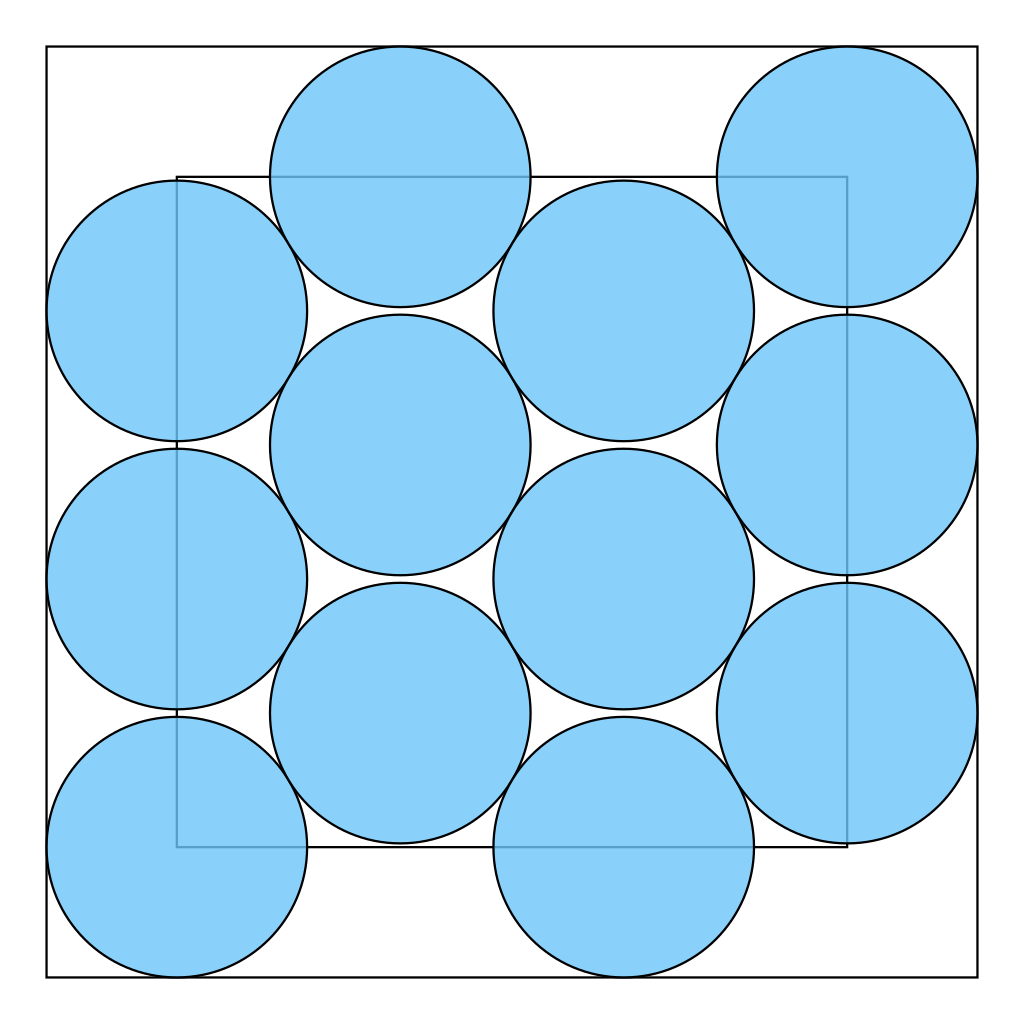 Синие кружочки. Много кругов. Квадрат с кружочками. Голубой круг. Количество квадратов в круге