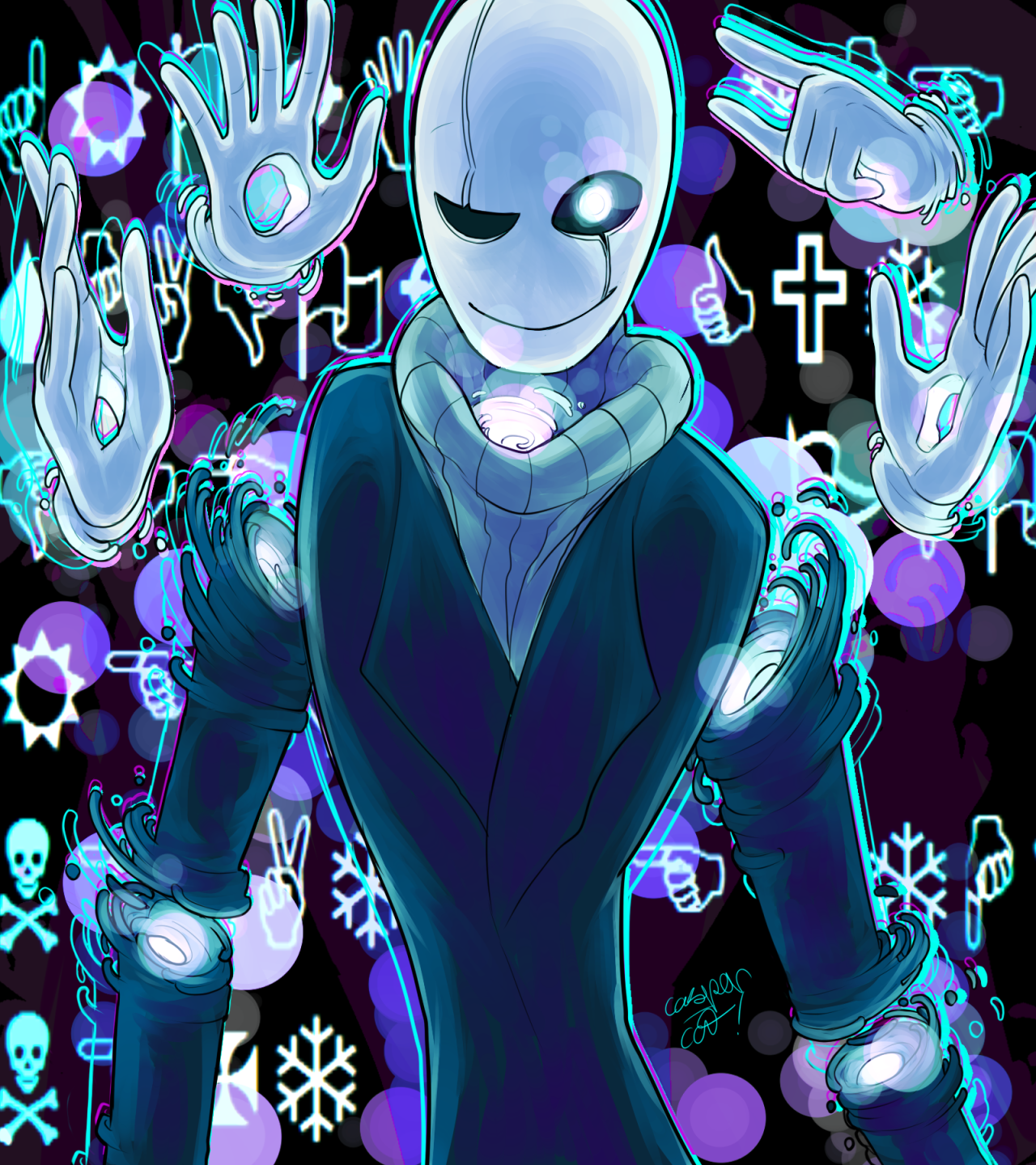 Sans d. Гастер. Гастер Undertale. Доктор Гастер андертейл. Доктор Гастер арт.