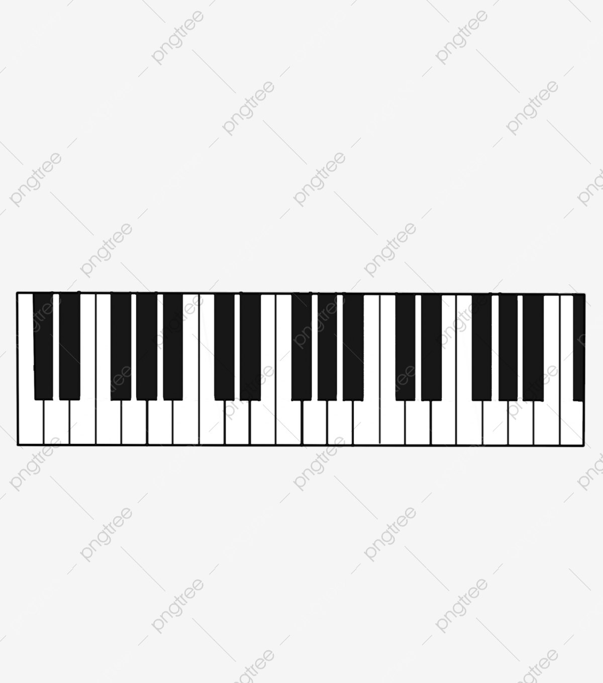Клавиатура пианино октавы g2