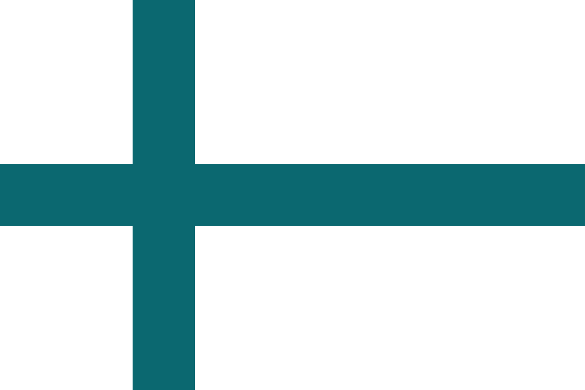 Белый флаг на зеленом фоне