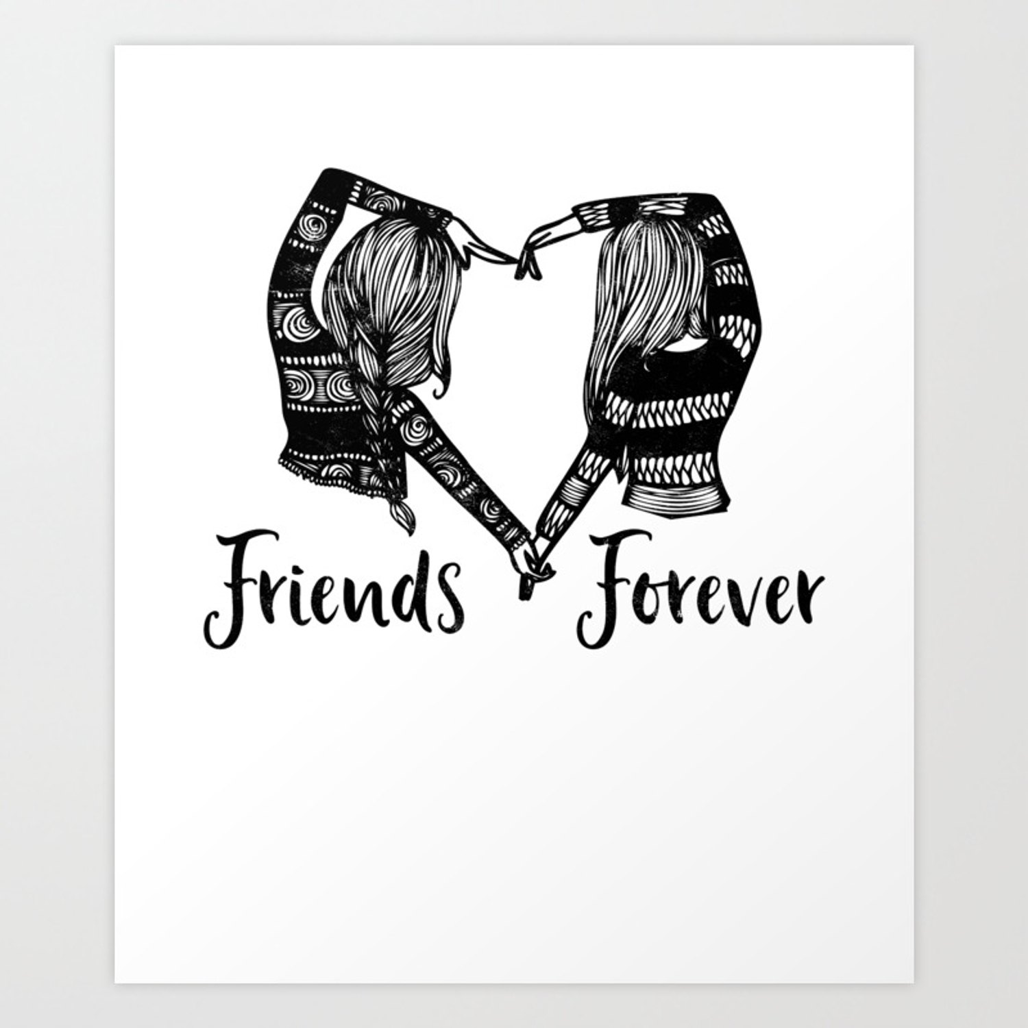 Friends Forever надпись