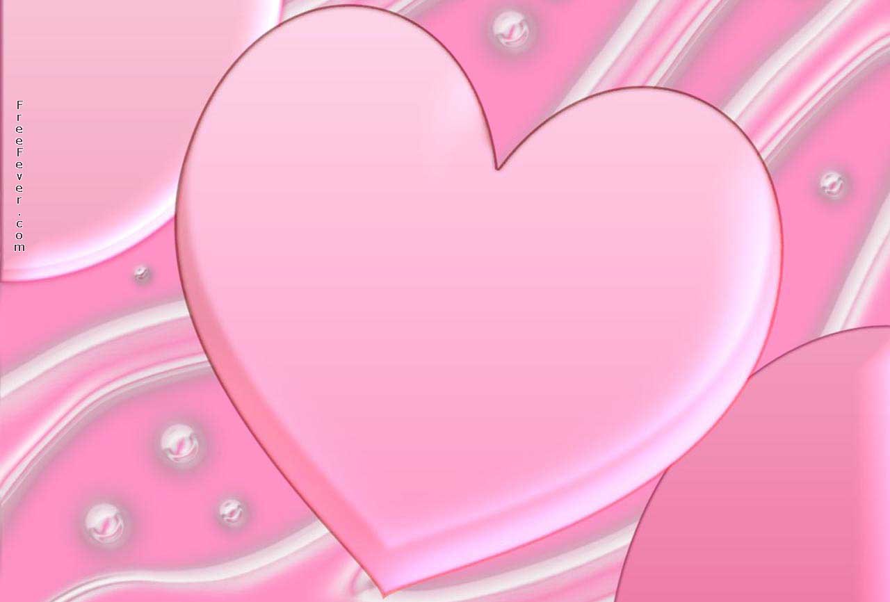 Нежно розовое сердце