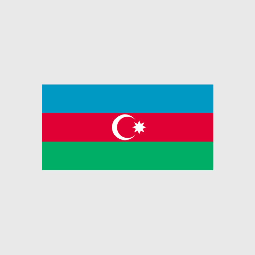 Флаг Азербайджана стикер