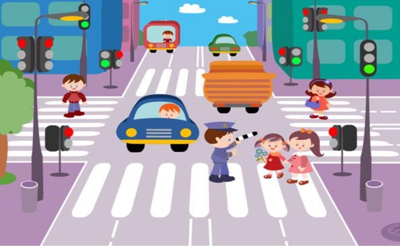 Дорога со светофором для детей