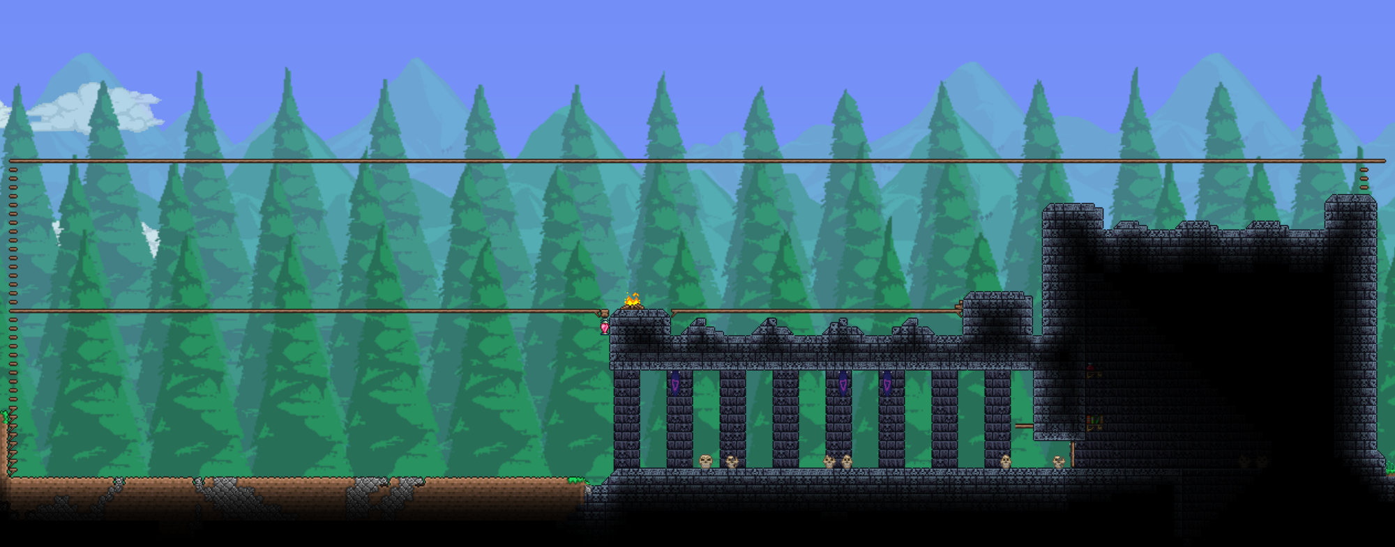 Terraria arenas. Арена террария. Разрушитель террария. Разрушитель миров террария. Террария фон башни солнца.