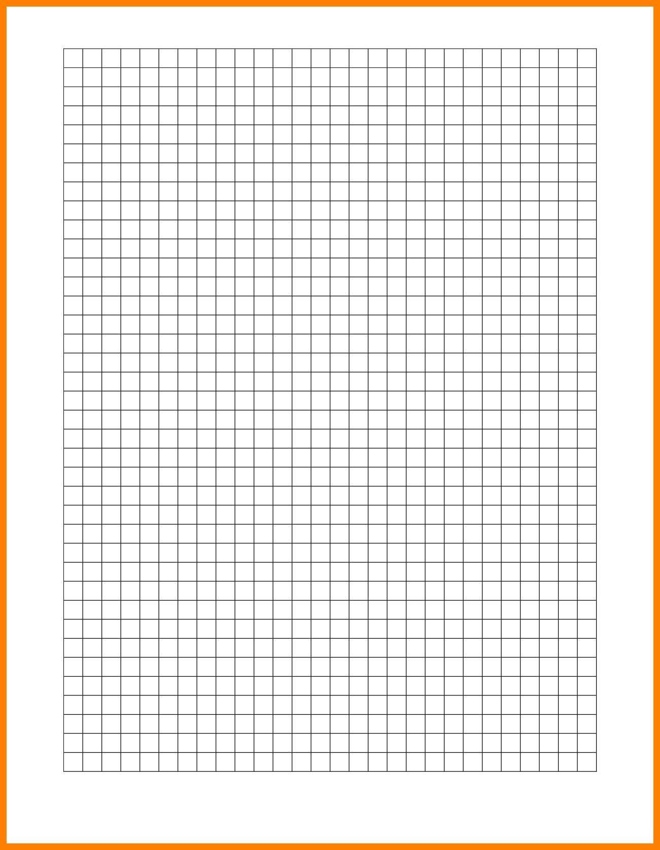 Grid line paper