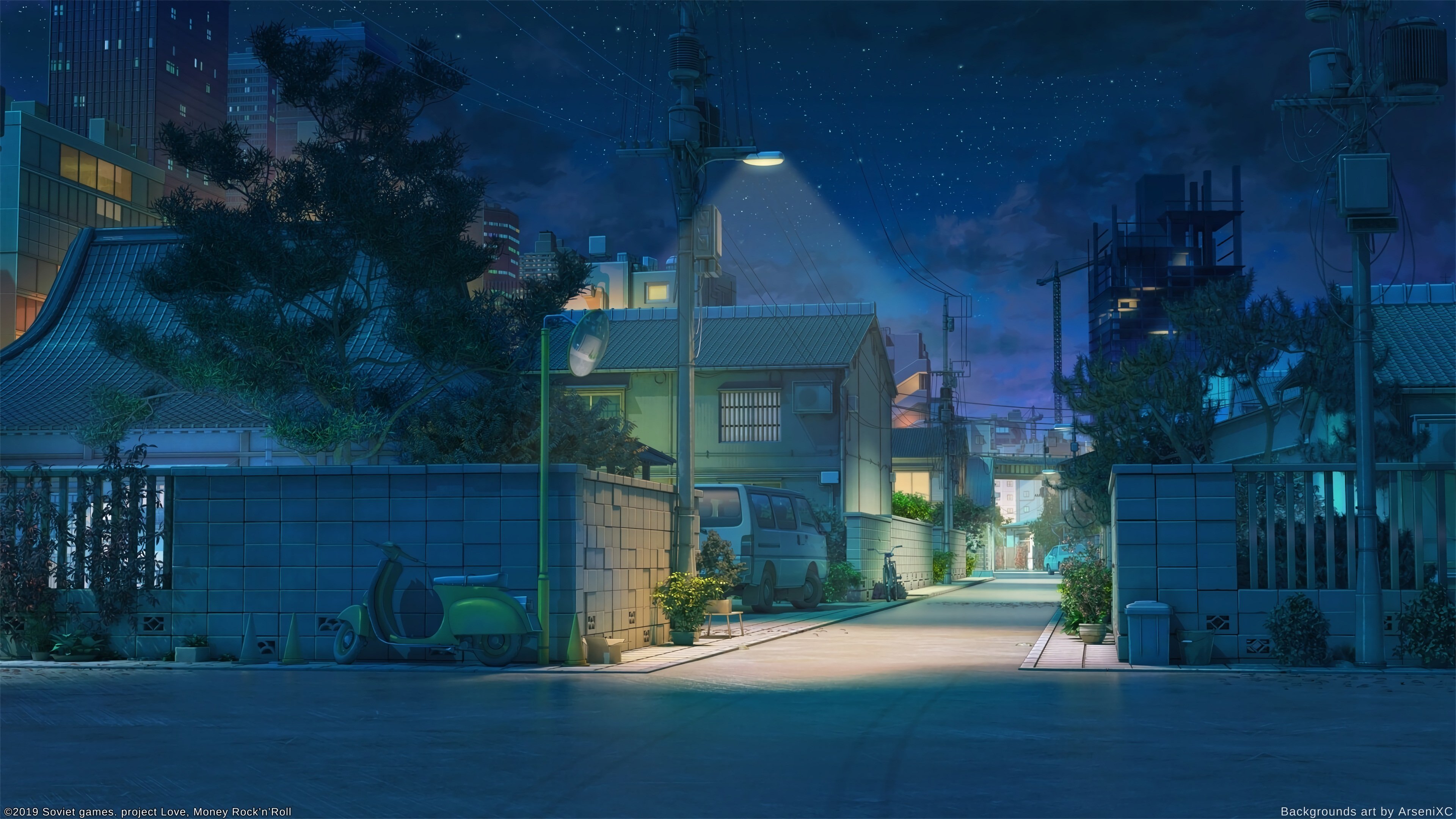 Тёмный переулок аниме гача лайф