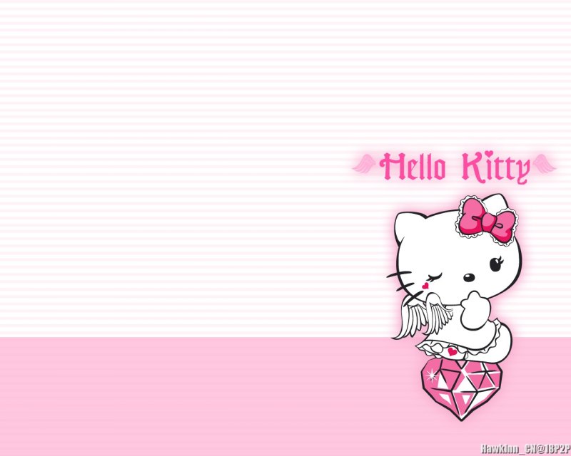 Фон для презентации hello Kitty.