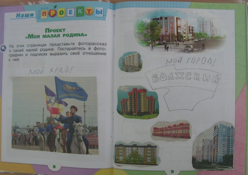 Гдз 1 класс окружающий мир проект моя малая Родина