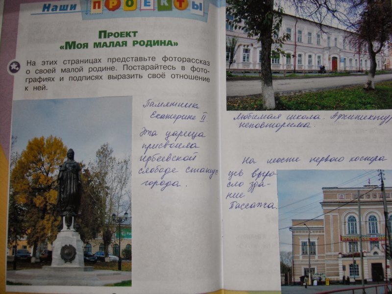 Моя малая Родина 1 класс окружающий мир
