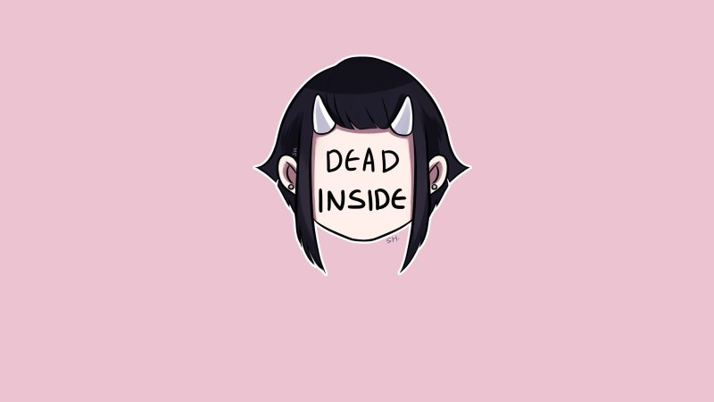 Dead inside обои на телефон