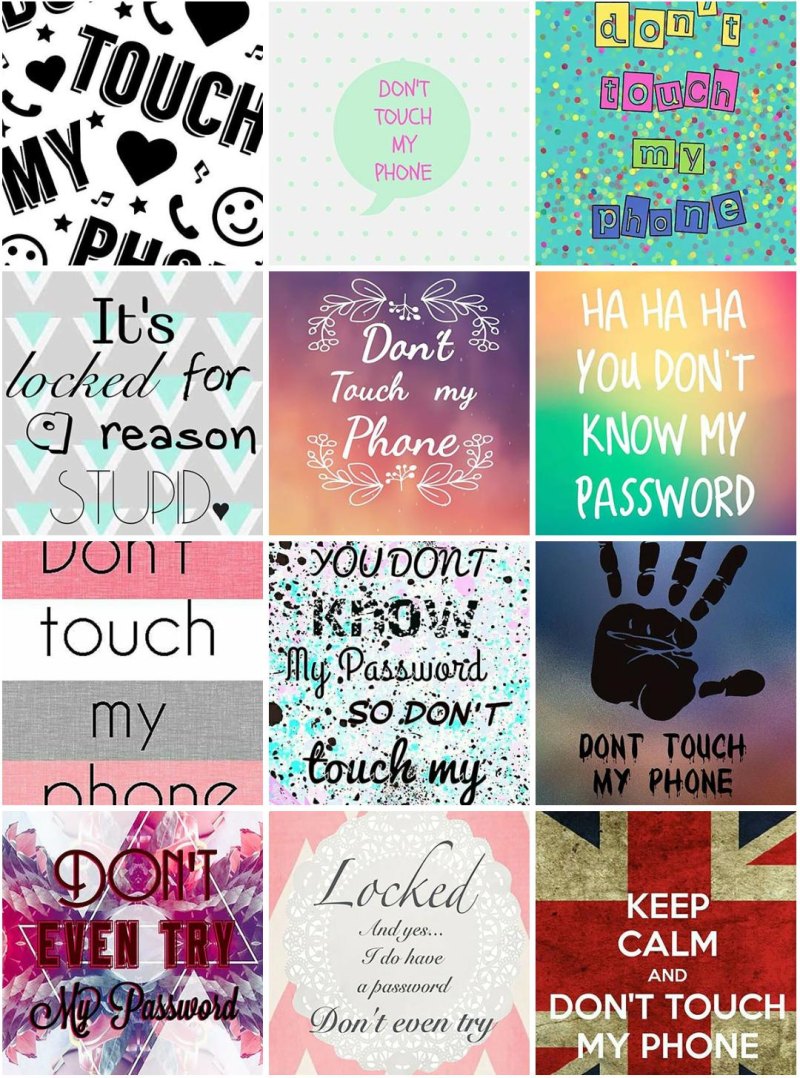 Don t Touch my Phone обои