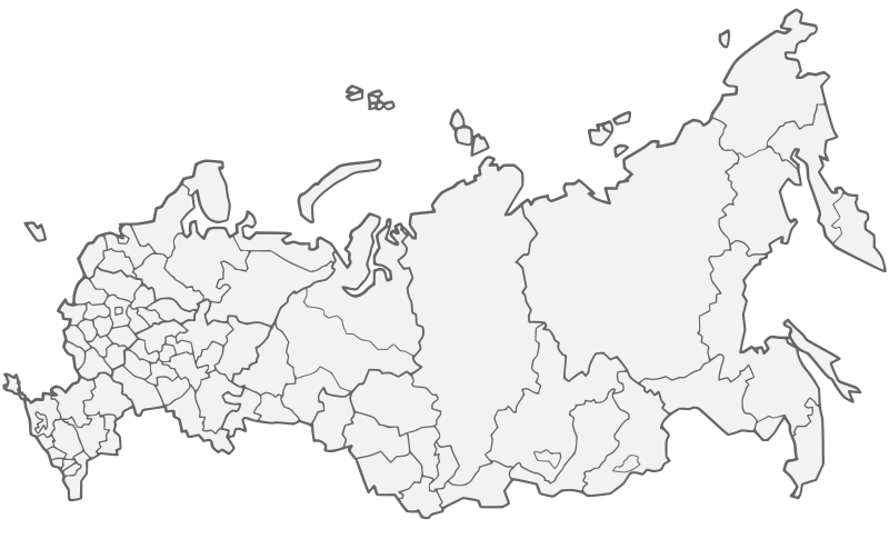 Карта россии с регионами раскраска