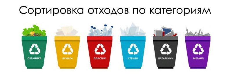 Сортировка мусора для детей