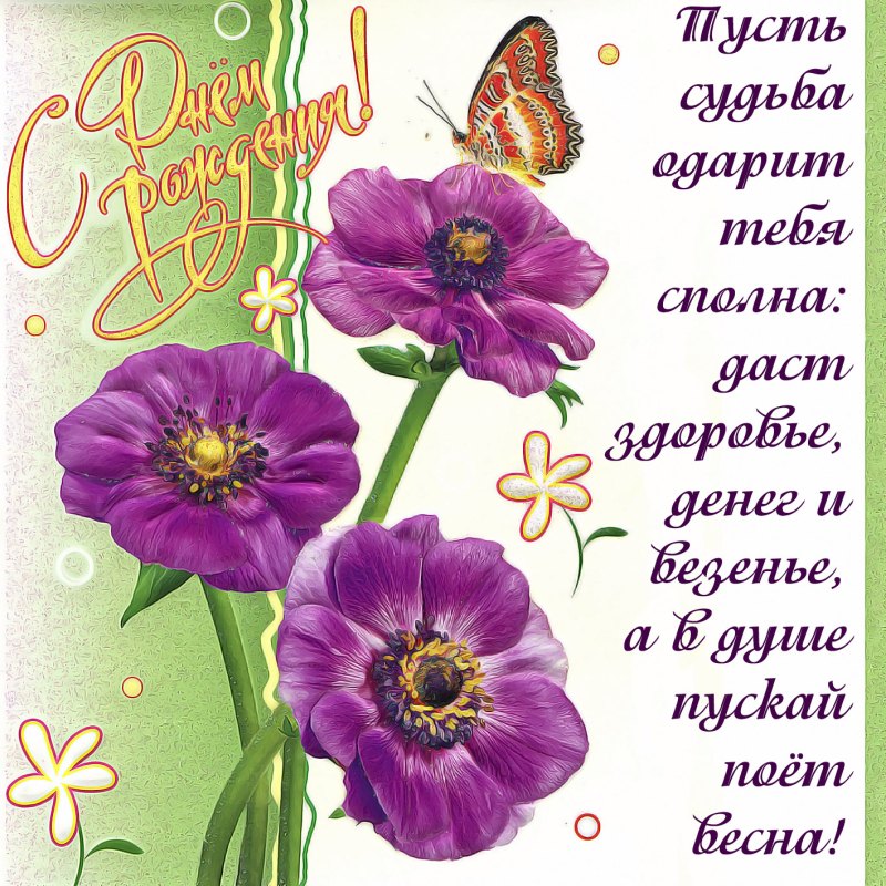С днем рождения