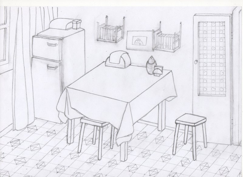 Кухня будущего рисунки - 81 фото