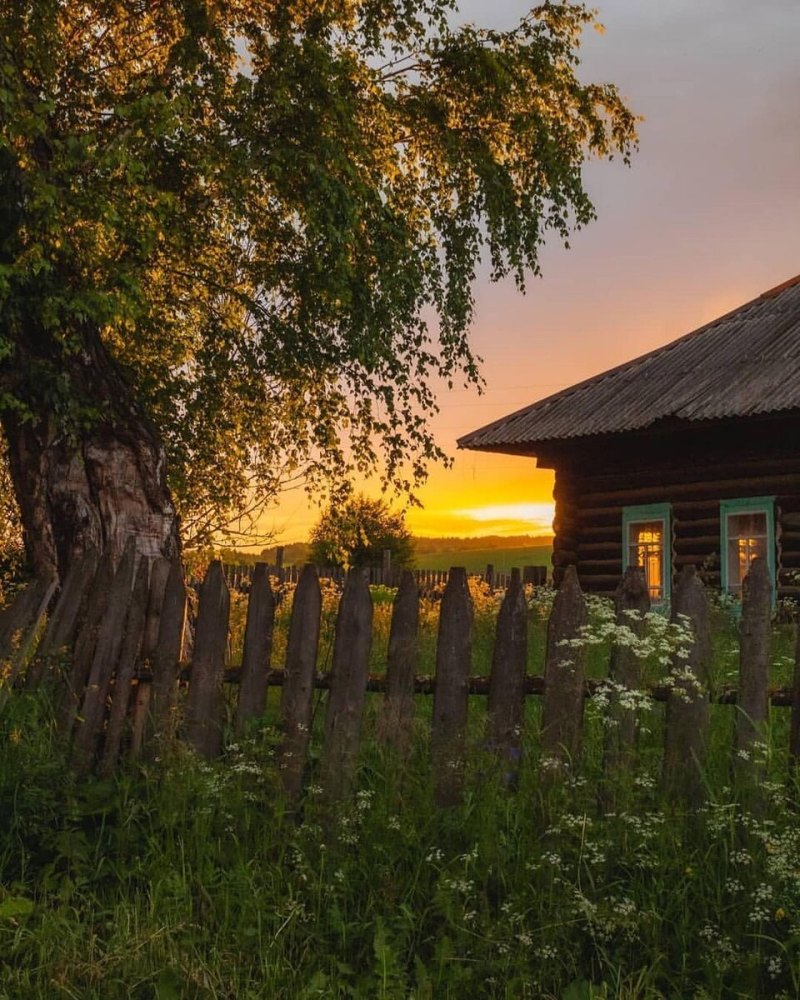 Русское село картинки