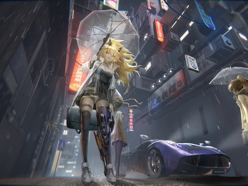 Cyberpunk 2077 фиолетовый неон