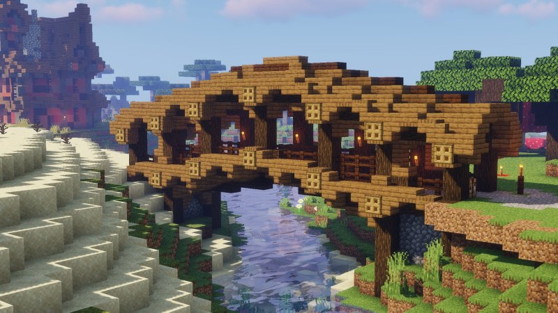 Minecraft мост