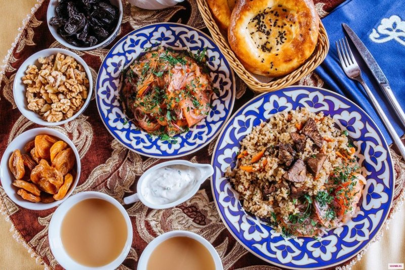 Чайхона Самарканд узбекская кухня