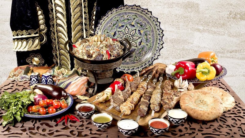Чайхона Самарканд узбекская кухня