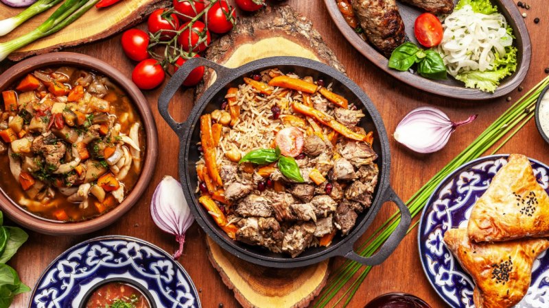 Восточная кухня лагман манты