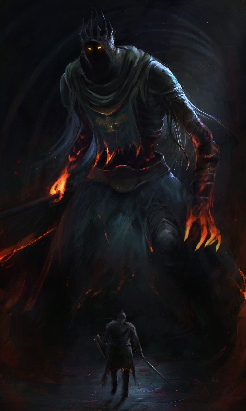 Гигант Йорм Dark Souls 3
