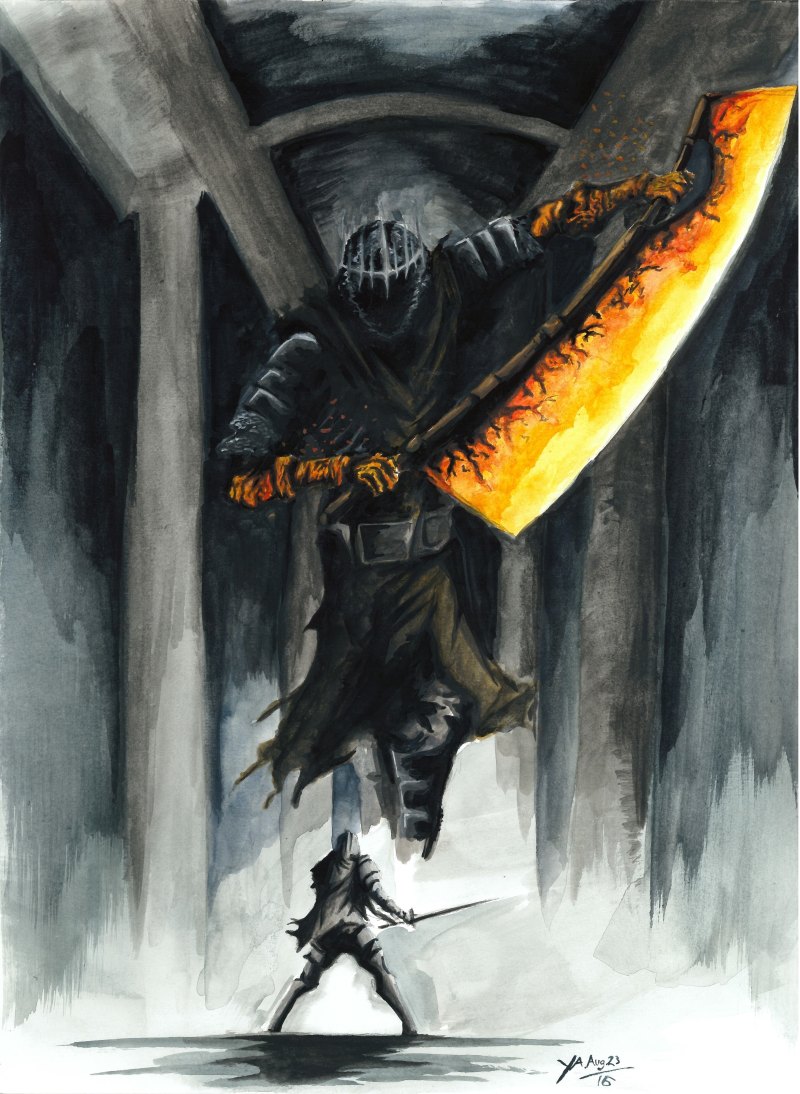 Готтард Dark Souls Art