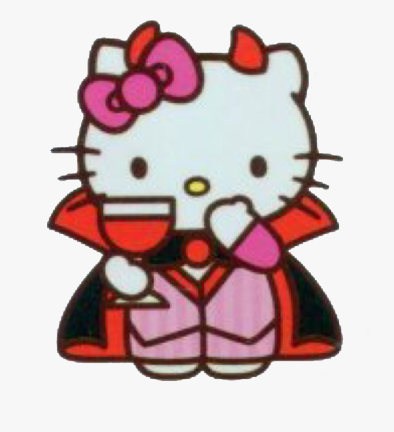 Картинка злой hello kitty