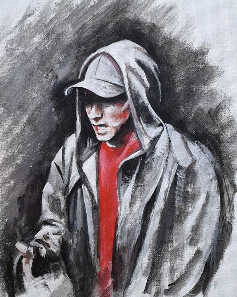 Художник в капюшоне