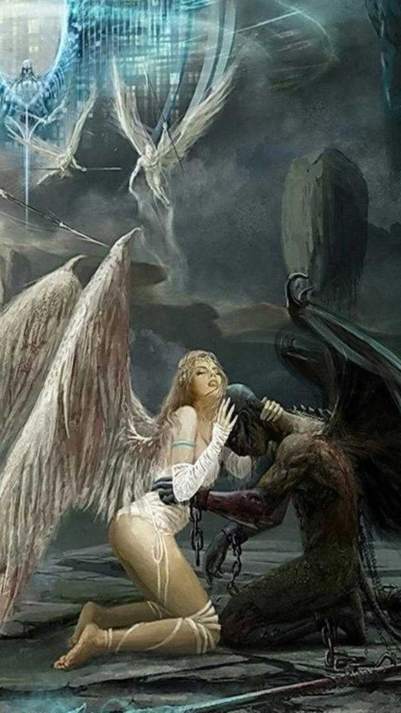 Обложка песни ангел и демон
