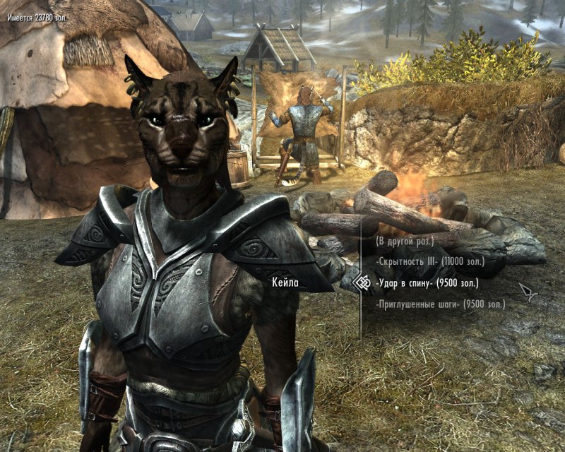 Skyrim компаньон Лисичка