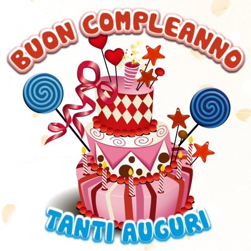 Картинка с днем рождения на итальянском языке