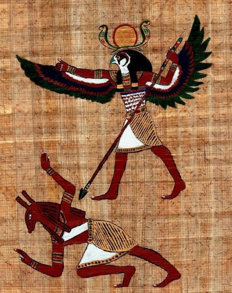 Боги Египта Осирис и сет