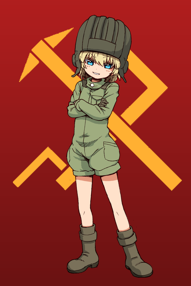 Аниме girls und Panzer Катюша