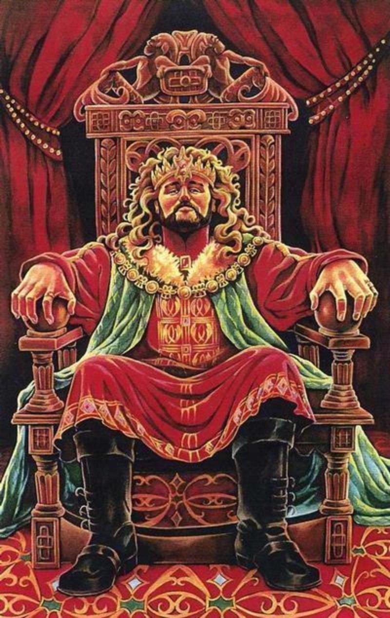 Царь сидит на троне