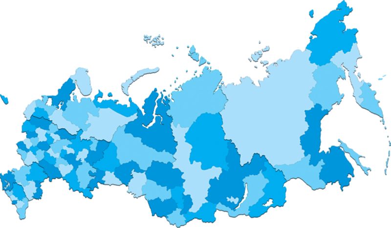 Новая карта россии вектор