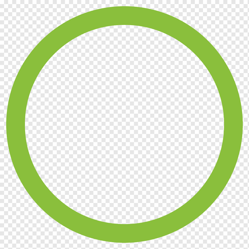 Картинка зеленый круг для детей на прозрачном фоне