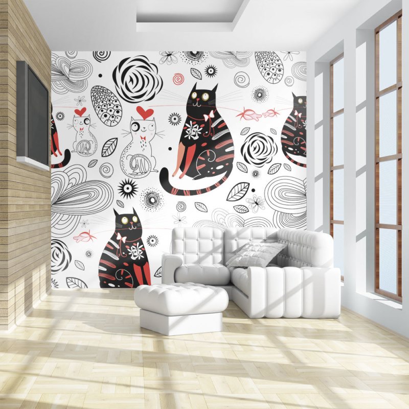 Фон с котиками