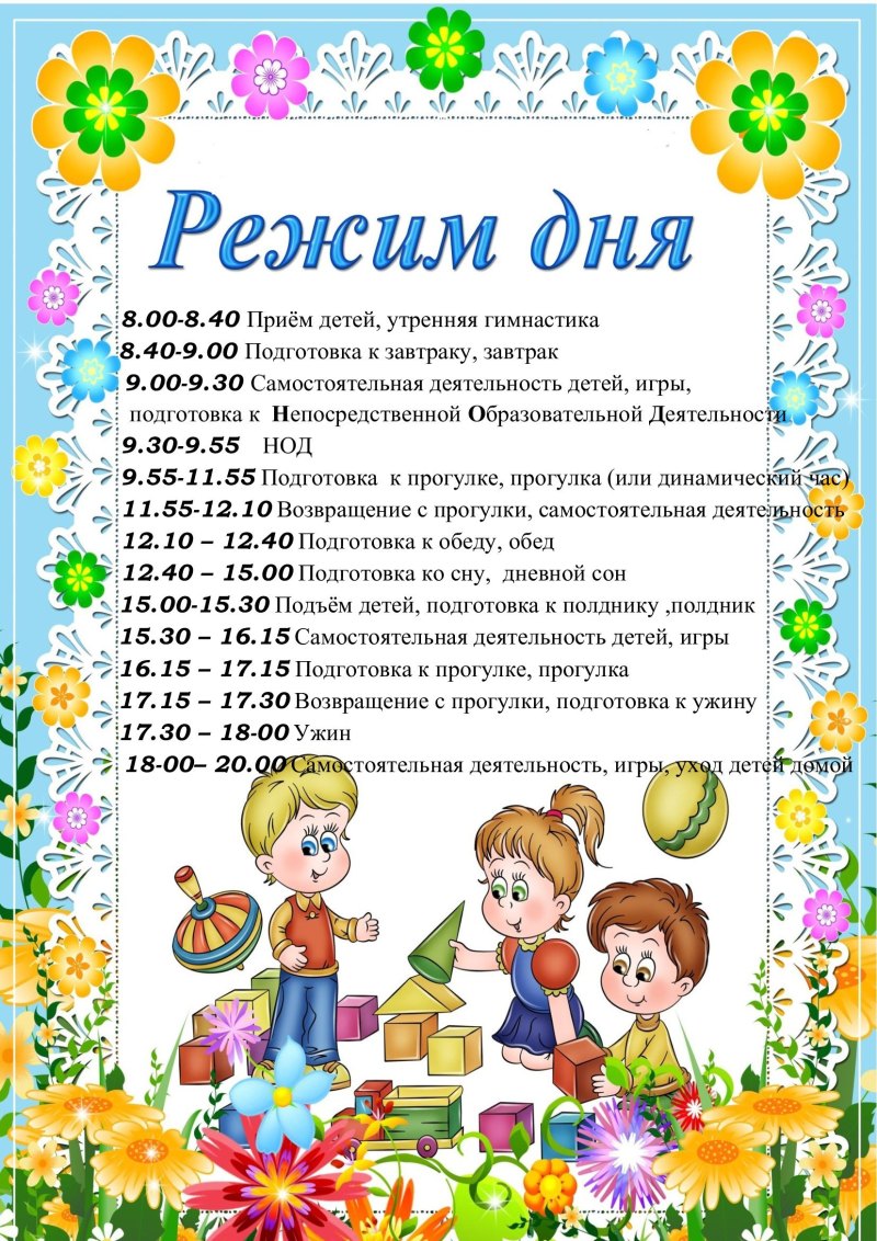 Режим дня школьника