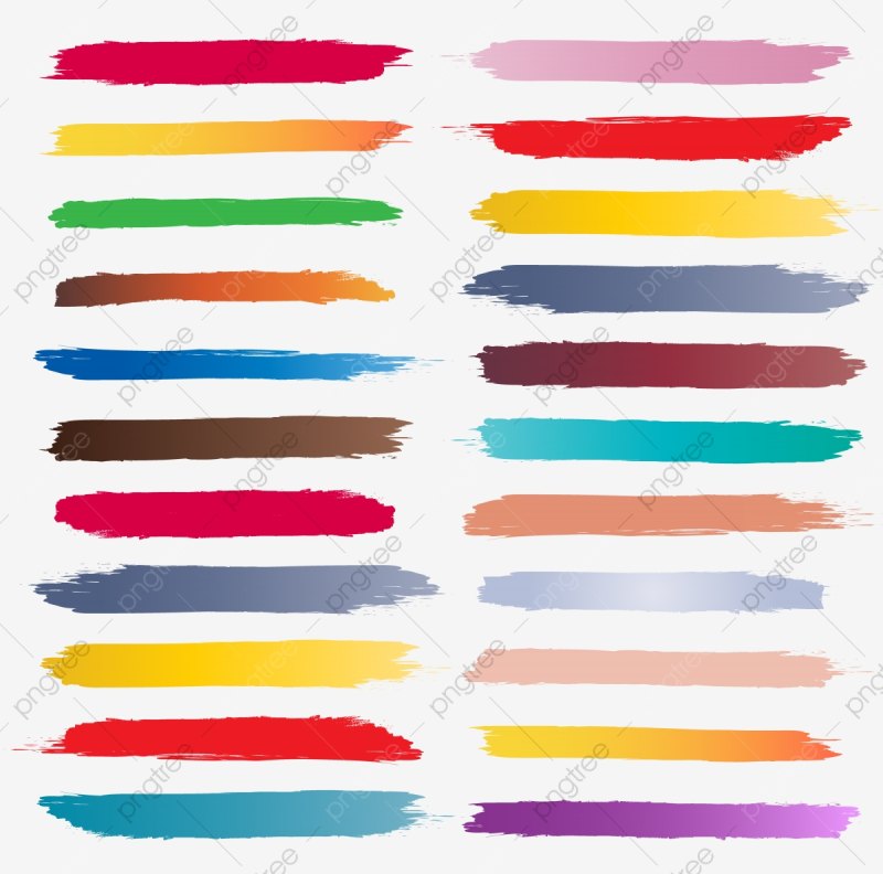Mix Colour Brush vector