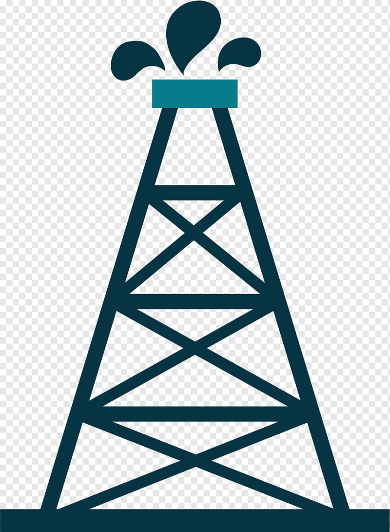 Рисунок нефтяной вышки для детей