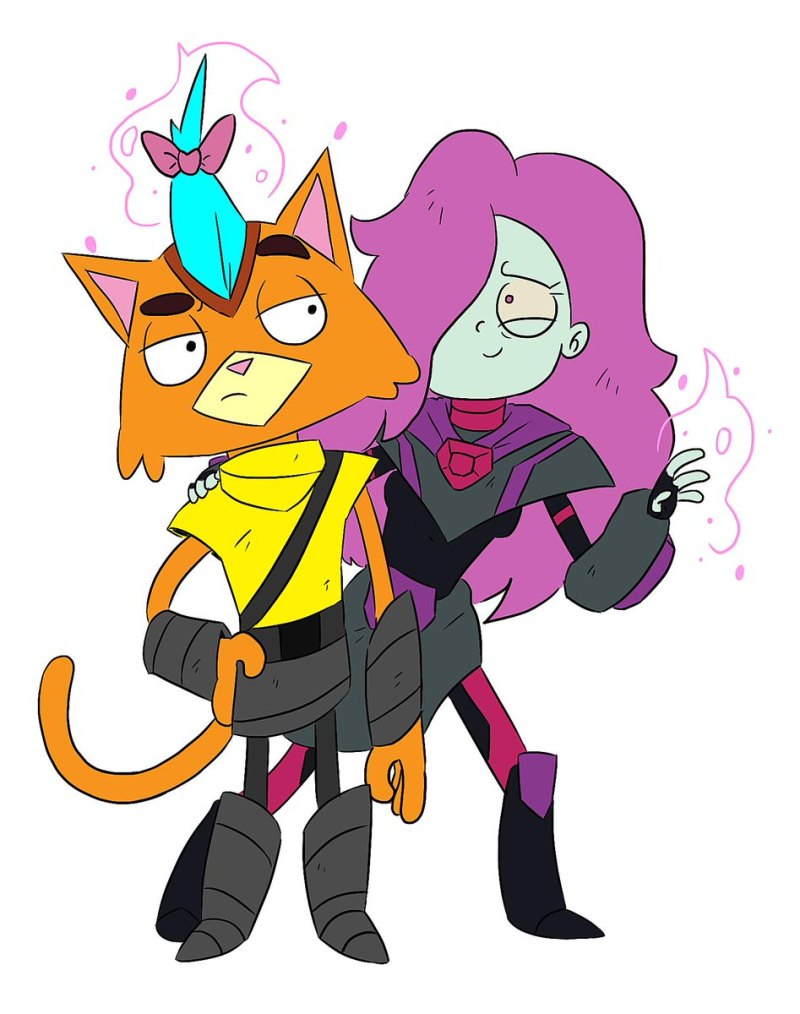 Final Space Ash and little Cato