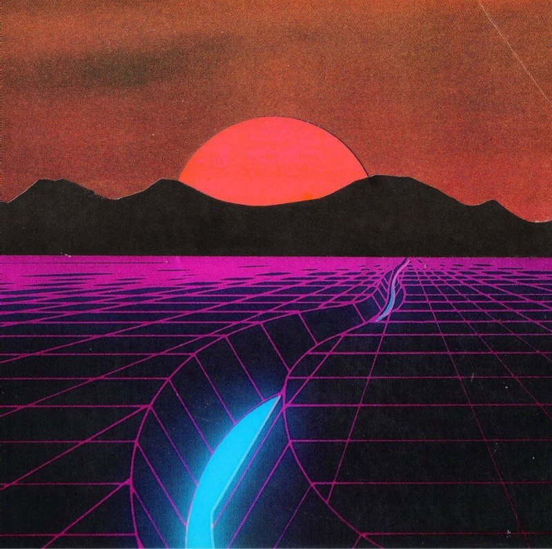 Ретро 80s 90s vaporwave Disco шрифт