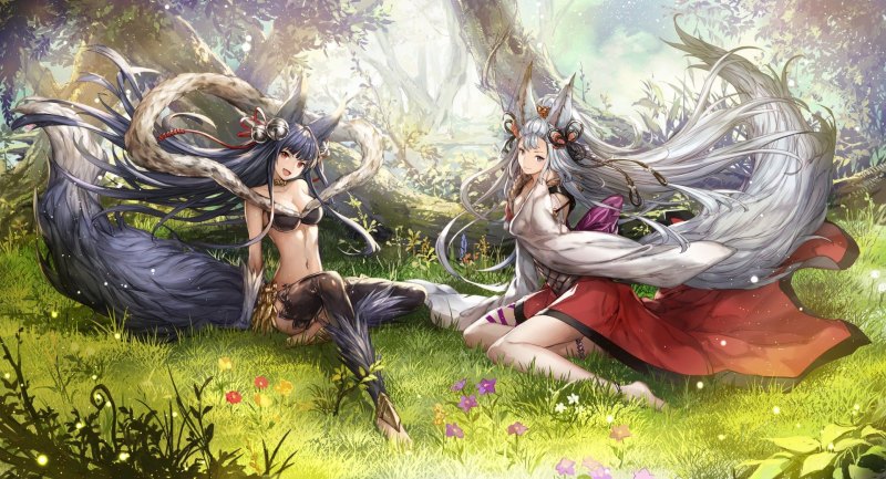 Granblue Fantasy Кицунэ