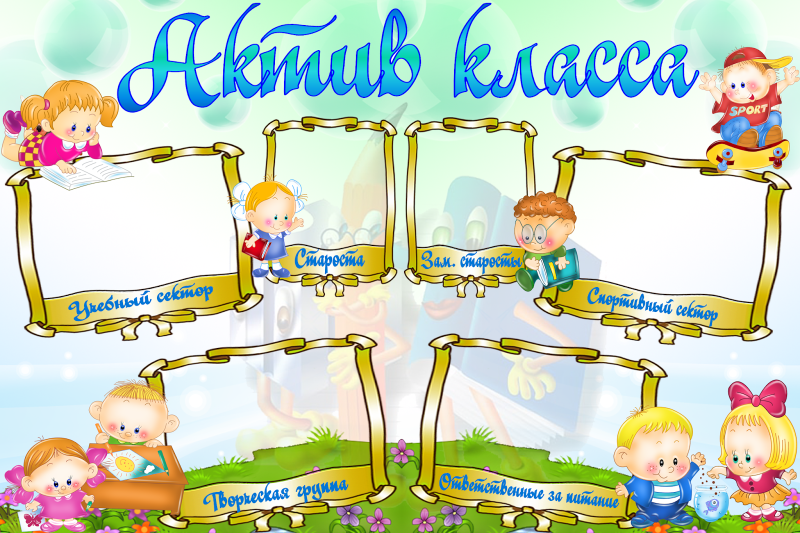 Наши планы для классного уголка
